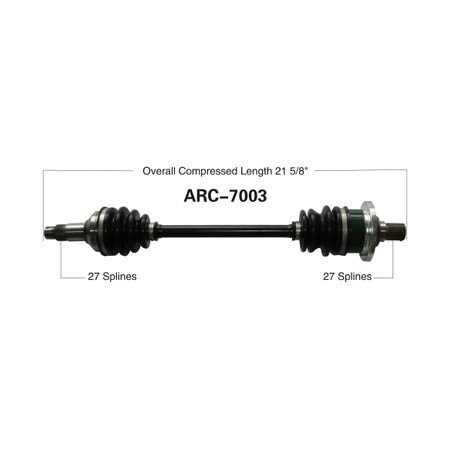 Wide Open OE Replacement CV Axle for ARCTIC REAR 400/450/500/550/650/700/1 ARC-7003